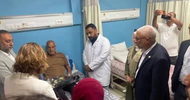 محافظ شمال سيناء يصطحب وفدًا هولنديًا فى جولة تفقدية بمستشفى العريش العام