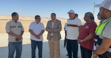 محافظ قنا يتفقد مشروع استصلاح واستزراع 390 فدانًا لإنتاج الأعلاف والسيلاج