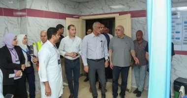 محافظ كفر الشيخ يتفقد مستشفى فوّه للتأمين الصحي والمركز التكنولوجي