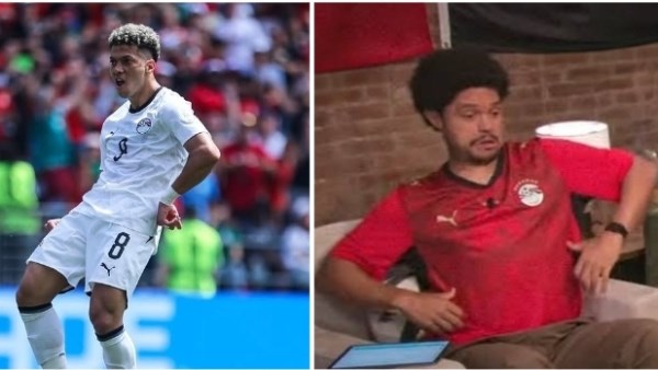 مرتديًا قميص منتخب مصر.. تريفور نوح يحتفل بهدف إمام عاشور على طريقته