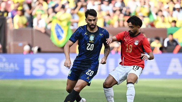 ملخص وأهداف مباراة مصر والبرازيل استعدادا لكأس العالم