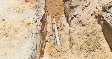 مياه القناة: استخراج جذور الأشجار من شبكات قرية الفردان وإعادة الخدمة كاملة