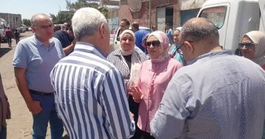 نائب محافظ الإسكندرية تتابع أعمال المحطة الوسيطة بمحرم بك لضمان كفاءة منظومة النظافة