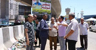 نائب محافظ الدقهلية يتفقد ميدان سندوب لبحث البدء فى أعمال تطويره