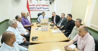 وكيل تعليم الوادى الجديد يتابع جاهزية امتحانات الثانوية العامة 2026